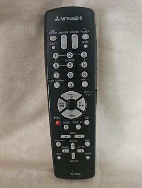 Mitsubishi Black Remote Control RM-75502